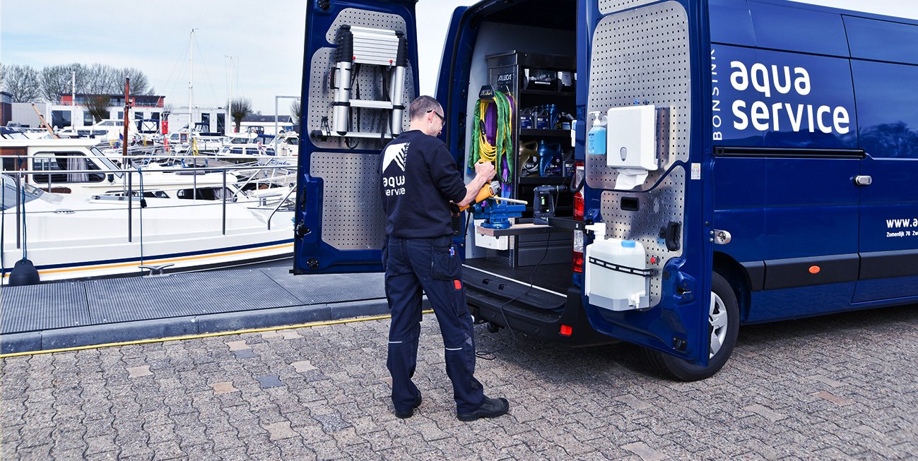 Boot onderhoud door Bonsink Aquaservice
